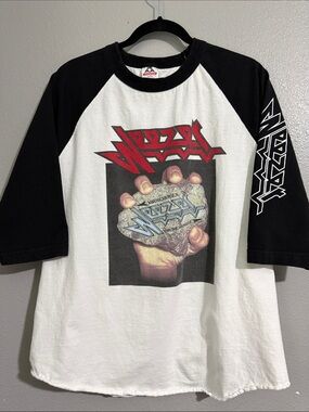 Vintage 2001 Weezer “American Rock “ Raglan T- shirt